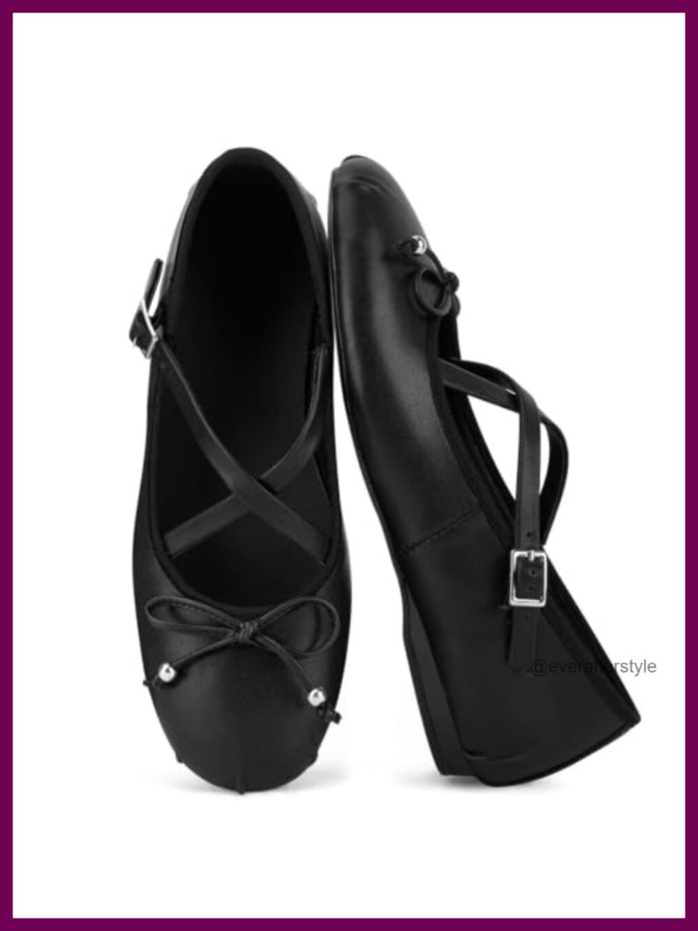 Women's Satin Ballet Flats Round Toe Mary Jane Bow Comfortable